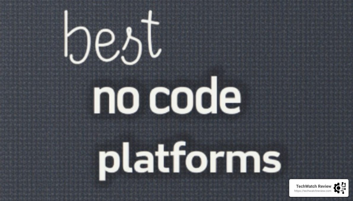 best no code platforms