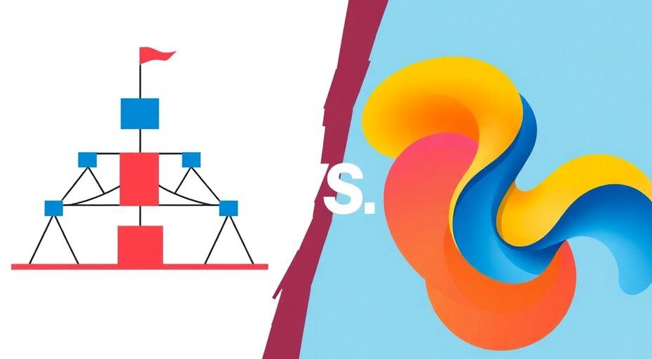 Comparing visual elements of low-code and vibe code.