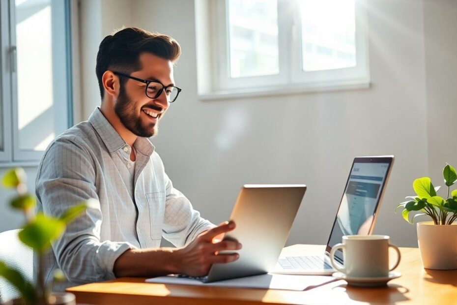Small business owner happy with free paycheck software.