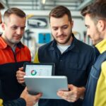 Small field service team using CRM software