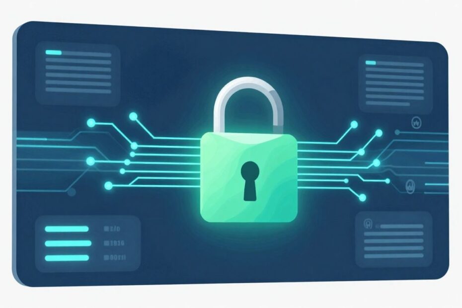Data privacy compliance software interface with security icons.