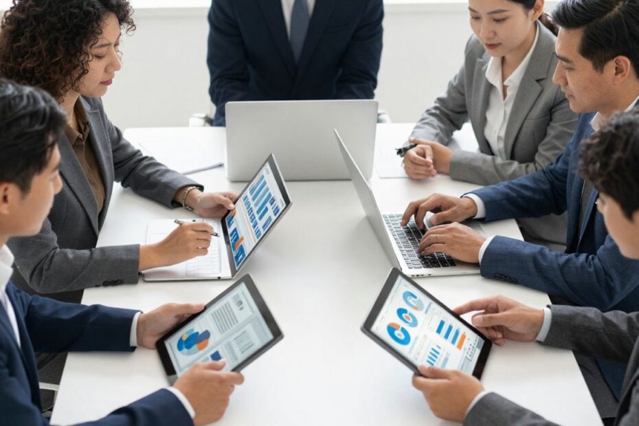 Software managing subcontractors and service partners collaboration.