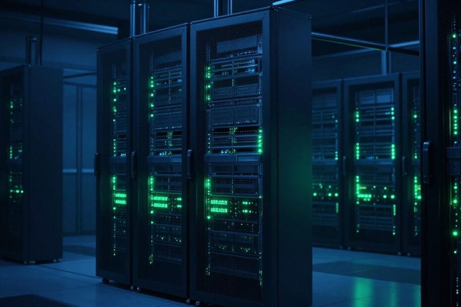AI infrastructure monitoring tools in a data center.